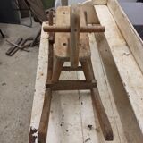 Jouet cheval à bascule en bois