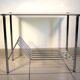 Glass and chrome coffee table 1970