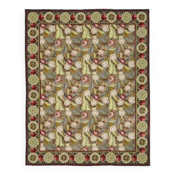 Handmade Vintage Flatweave Needlepoint Kilim 243 cm x 304 cm