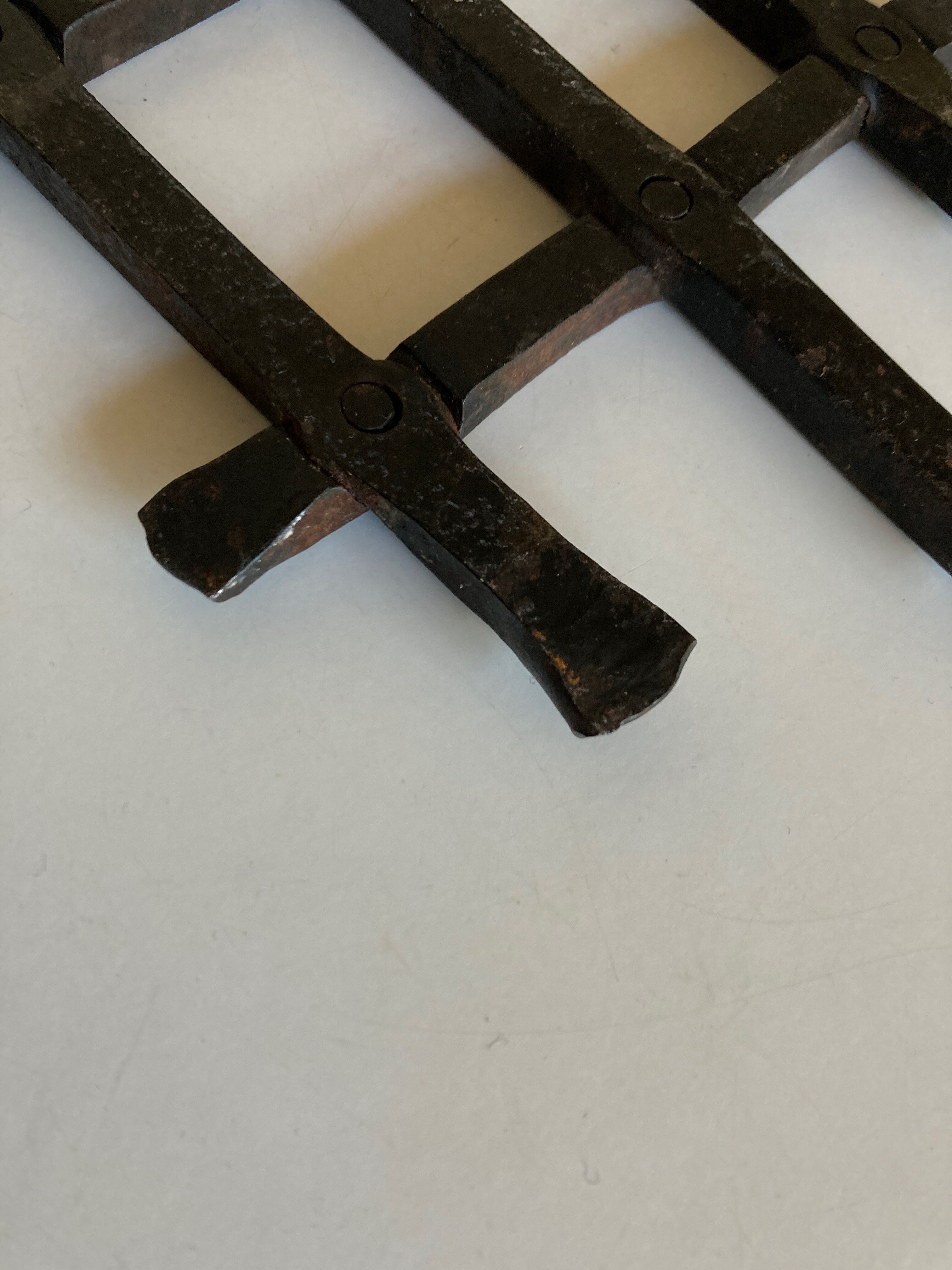 Atelier Marolles triflies in beaten iron 1970