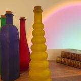 Multicolored bottles
