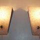 Paire d'appliques vintage en perspex