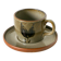 Large glazed stoneware lunch set, Beige Grey, 1970