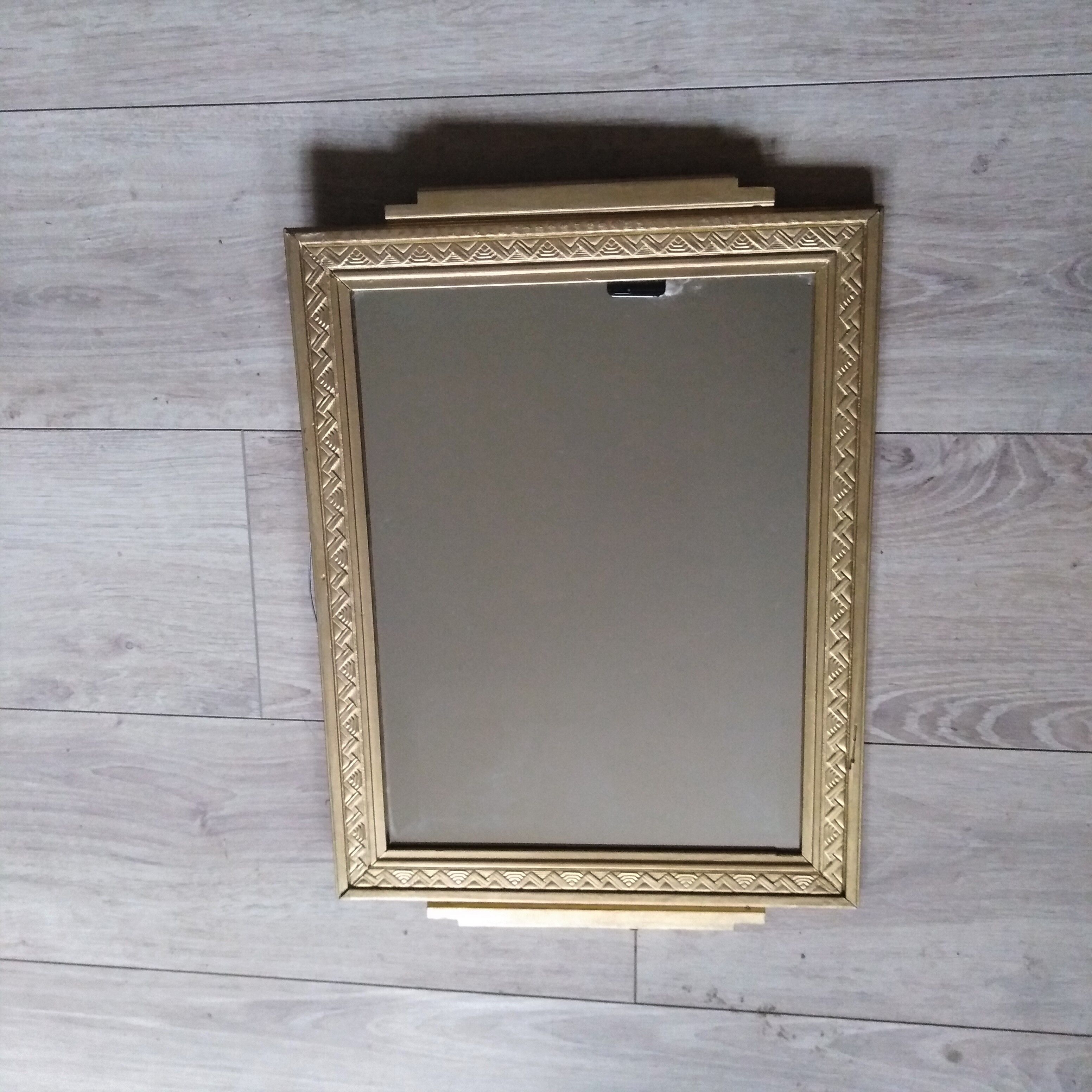 Art deco style mirror 37x50cm