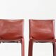 Cassina Cab 412 dining Chairs by Mario Bellini Italy , set of 4