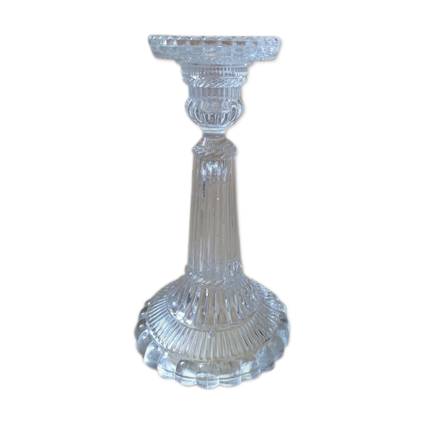 Chandelier candle holder in glass portieux chic décor