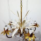 5 Light Chandelier Ears of Wheat