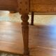 Oak draper table 2 drawers