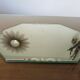 Beveled octagonal mirror, Saint Gobain, Art Deco 40s 50s