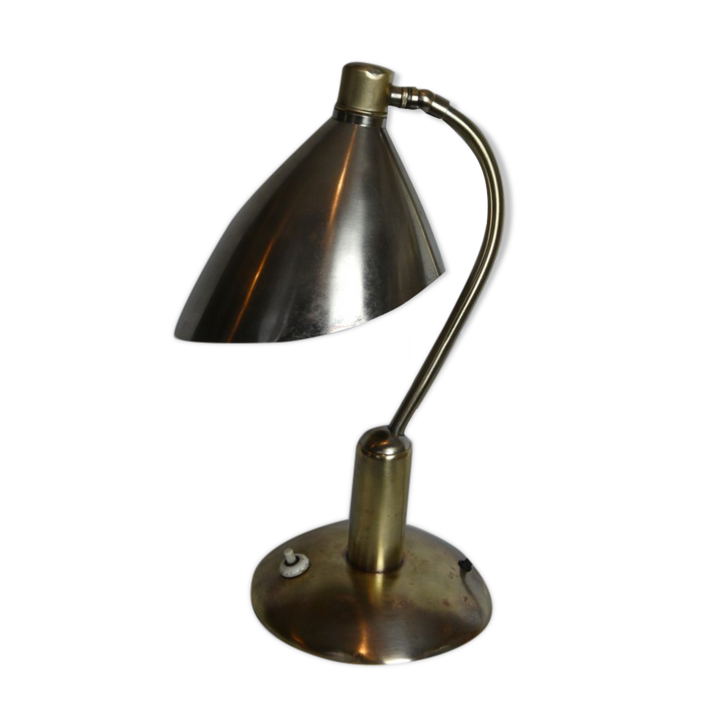 Brass table lamp type 5972 by Jaroslav Anýž for Krásná Jizba