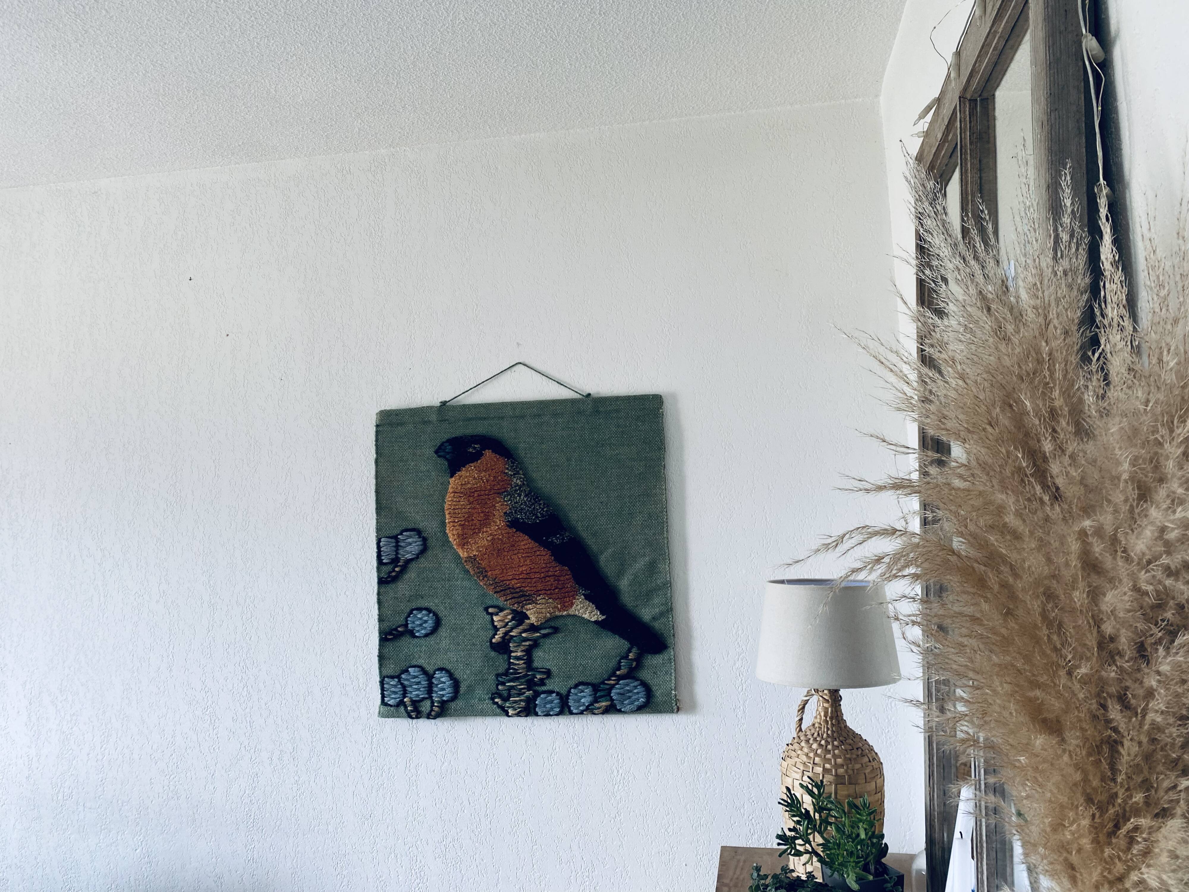 Vintage wall weaving