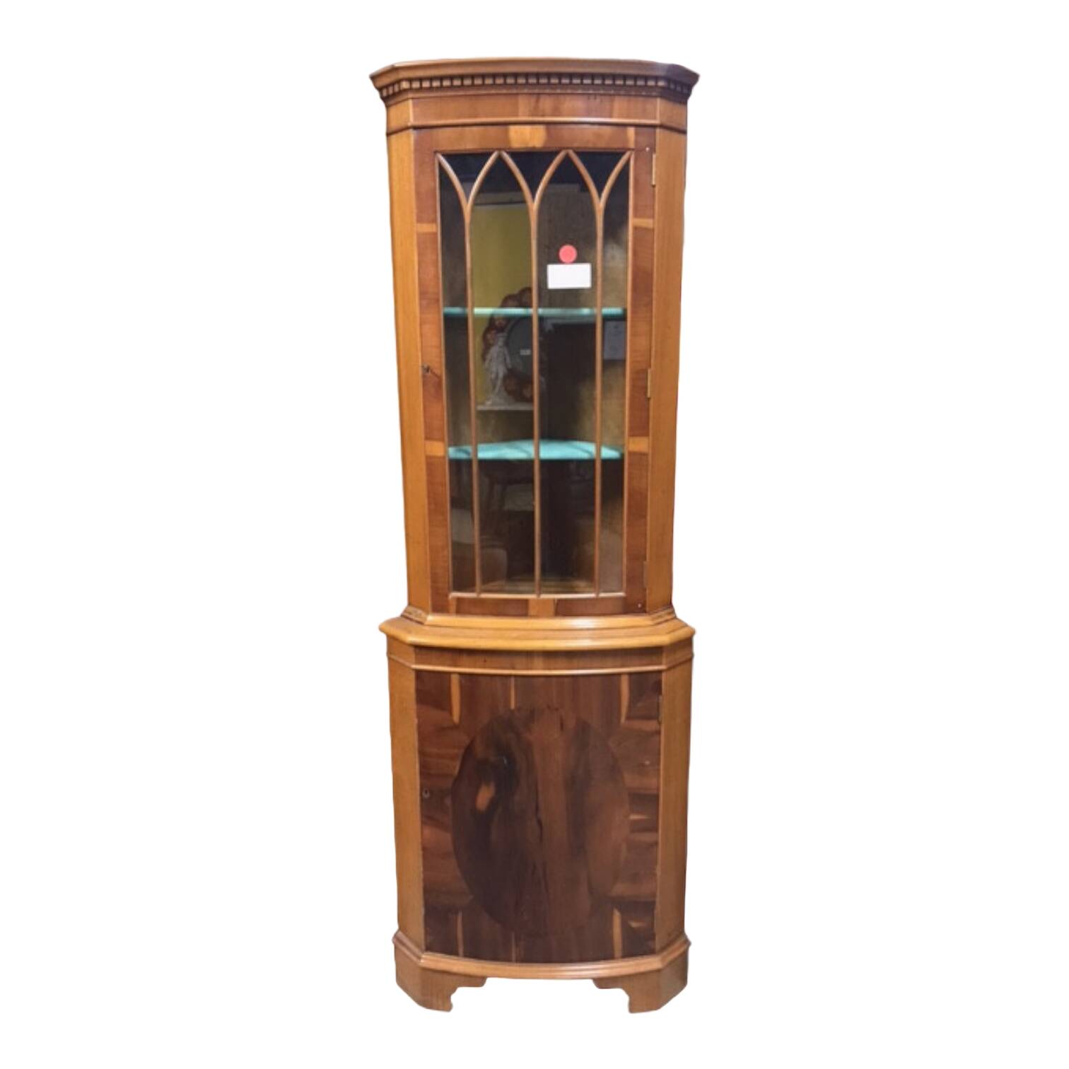 English corner cupboard