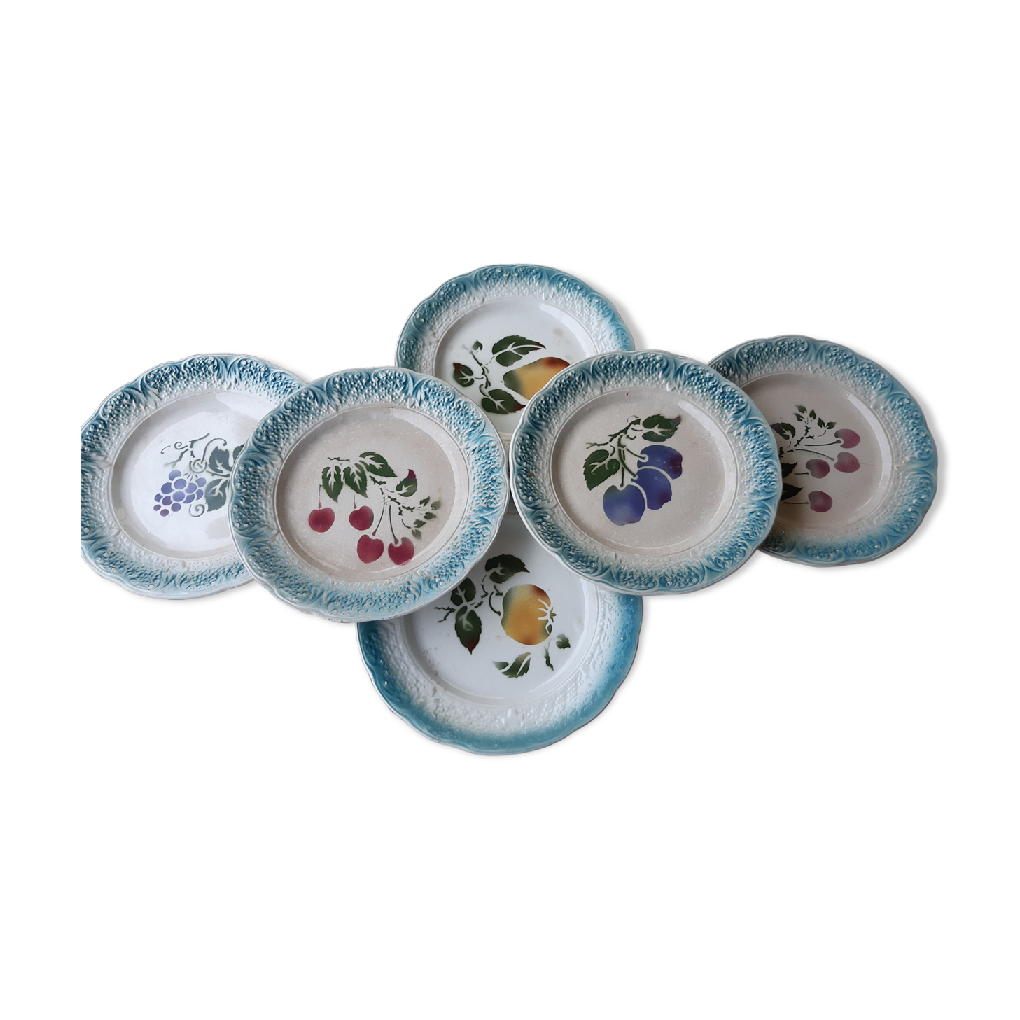 Lot of 6 plates dabbling