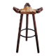 Vintage Spanish brutalist bar stool 1970s