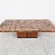 Vintage copper plated brutalist coffee table, 1970s