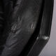 Mid-century black leather swivel chair by Lystager, 1960s