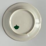 5 Assiettes à Dessert en Porcelaine de Limoges Nœud, Fleurs et Panier