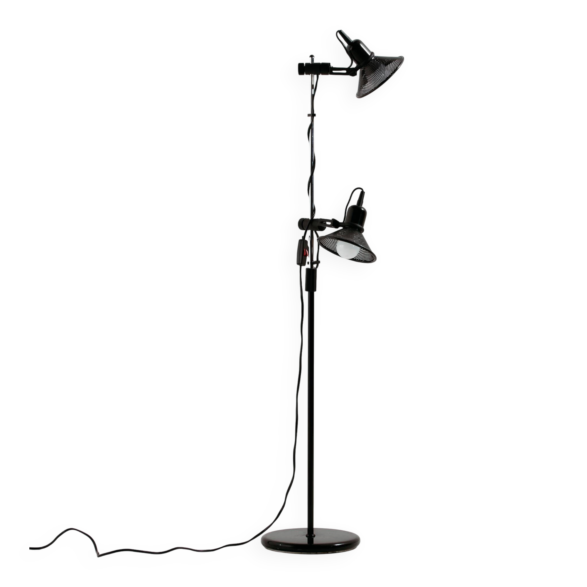 Metal floor lamp