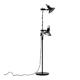 Metal floor lamp