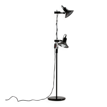 Lampe sur pied en métal