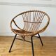 Rattan basket chair
