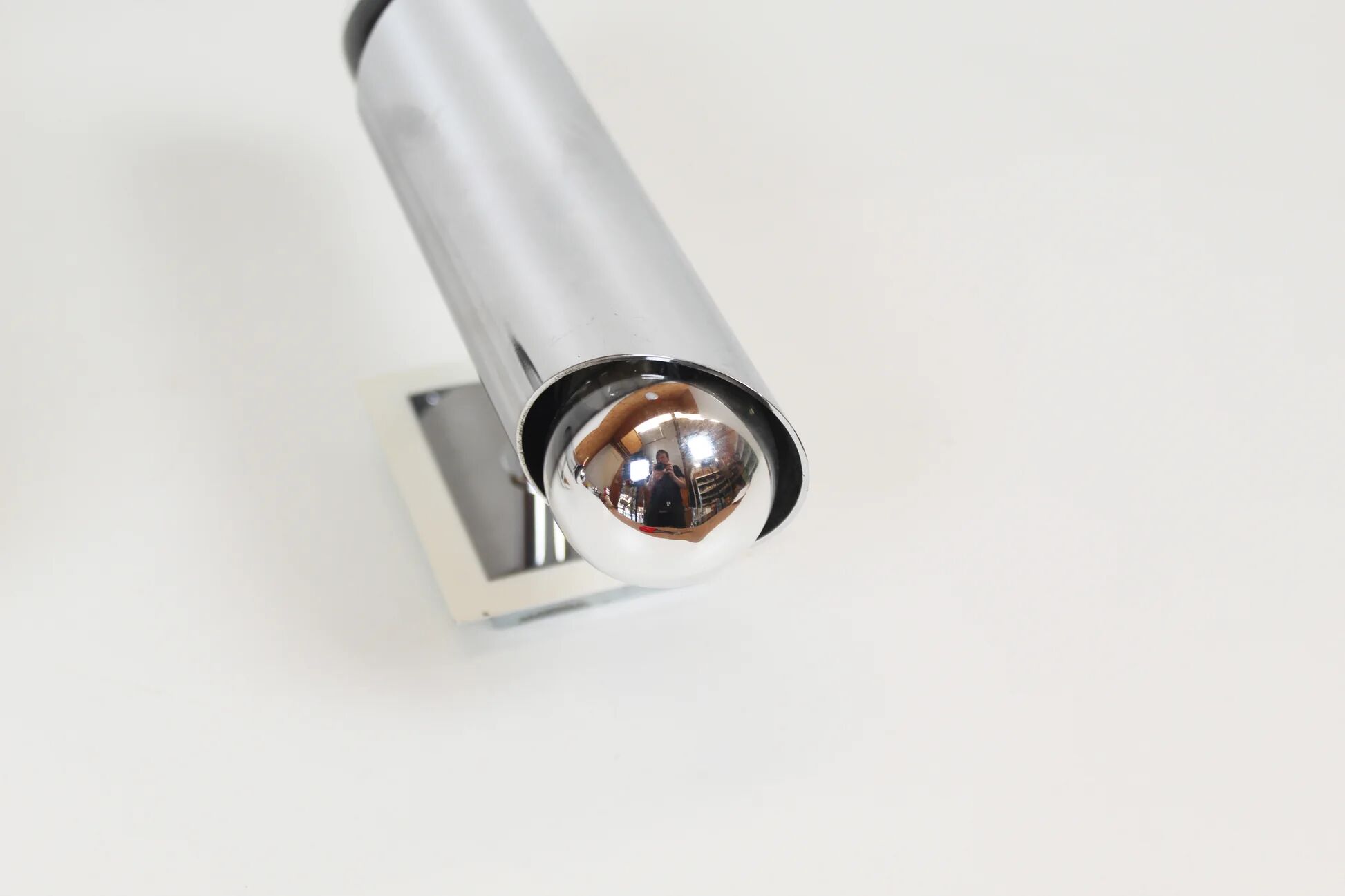 Set of chrome wall lamps in the style of Sciolari