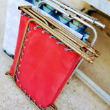 Camp bed or vintage sunbathing