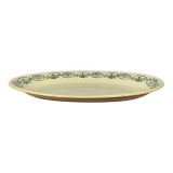 Ravier St Amand Ceranor, motif fleur vert foncé