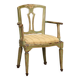 Neoclassical Venetian armchair from the 18th century.