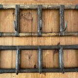 Pair of rattan coat racks from the 60s and 70s