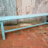 Banc en bois banc de ferme patine ancienne