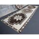 Tapis couloir en laine Oushak turc vintage des années 1970, 97x323.