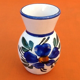 Ceramic vase with floral decoration