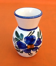 Ceramic vase with floral decoration