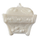 Bonbonniere boite a bijoux sucrier en opaline blanche decor cerises