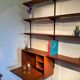 Vintage Scandinavian wall library by Kai Kristiansen for FM Møbler