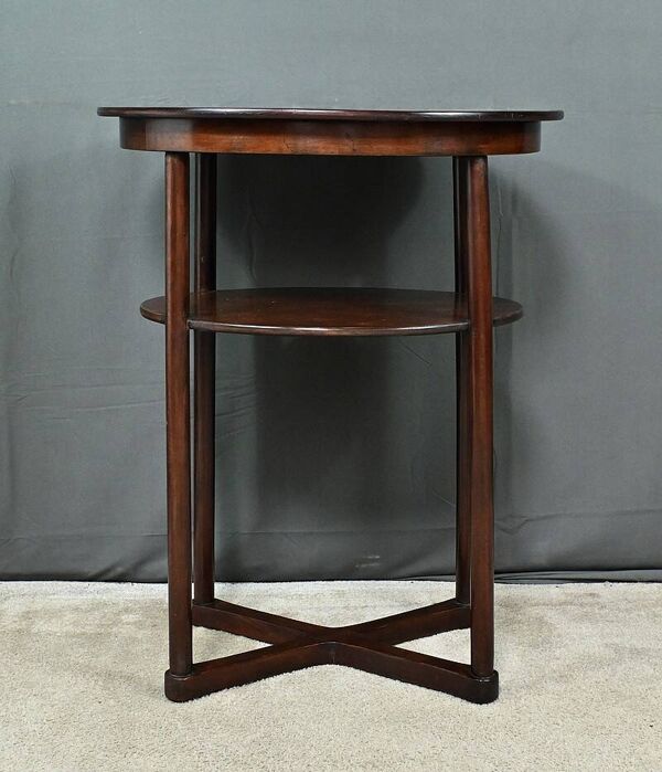 Guéridon en Hêtre, par J. Hoffmann, Maison Thonet, Art Déco – 1930