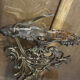 Pair of naturalistic wall sconces with fish circa 1900