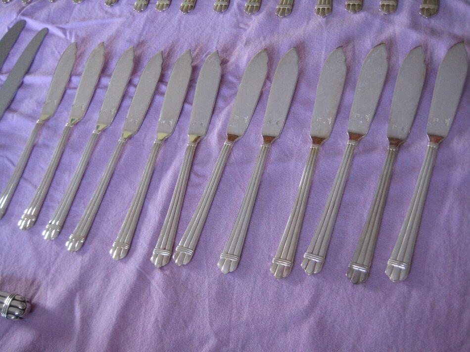 Cutlery, Christofle! Model Aria, 74 pieces