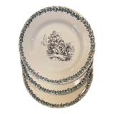 Set of 3 plates Terre de Fer