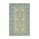 Vintage Faded Turkish Handmade Blue Wool Rug 4'7" X 7'7"