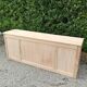 Shop counter in raw chestnut 205cm