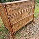 Commode vintage osier tressé rotin bambou design 50-60-70