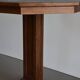 Antique octagonal oak table, 1920s