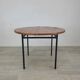 Vintage round dining table designed by Marcel Gascoin 1960s