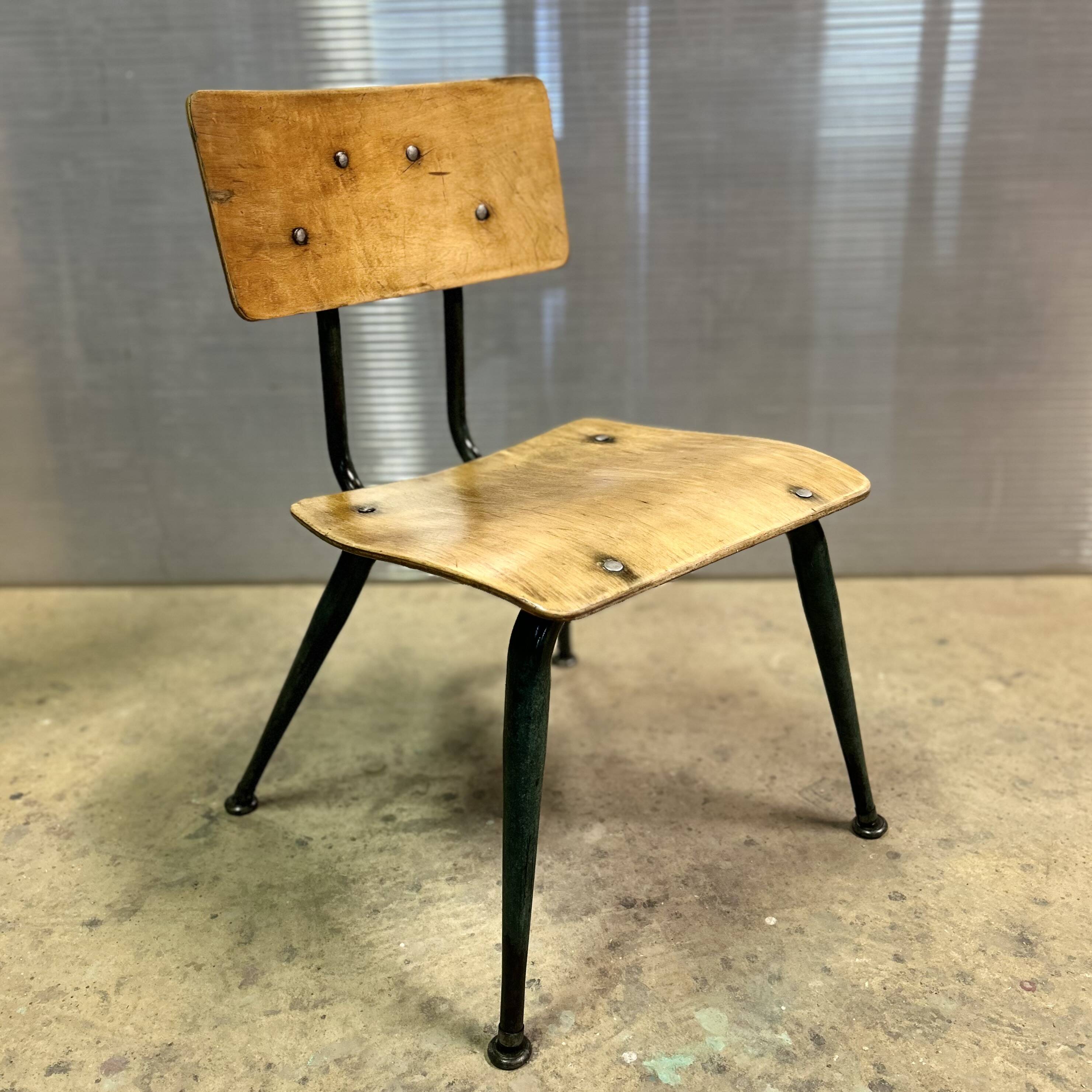 Vintage American school chair from the 60s