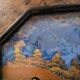 Plateau sous-verre en nacre, années 60