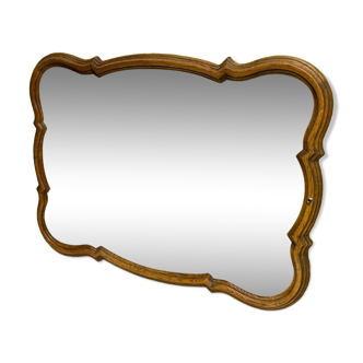 Old oak mirror