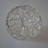 Vase vintage crystal mold czechoslovakia years 50