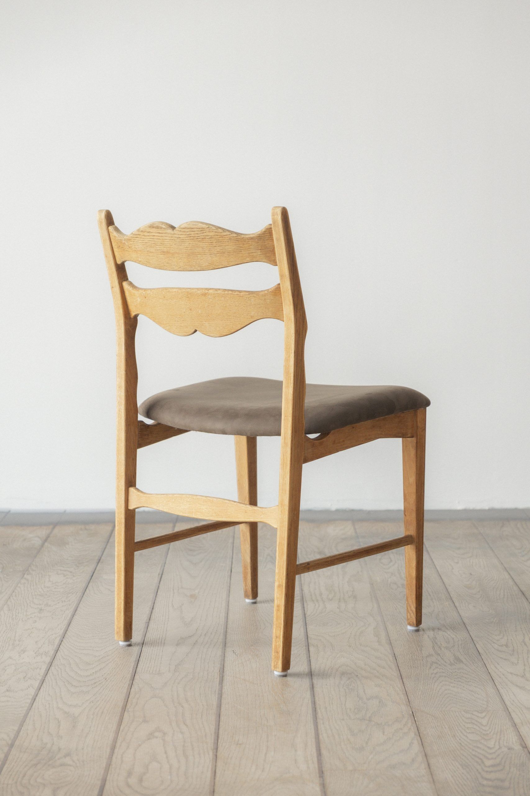 Henning Kjærnulf, solid oak, dining chair (set of six)